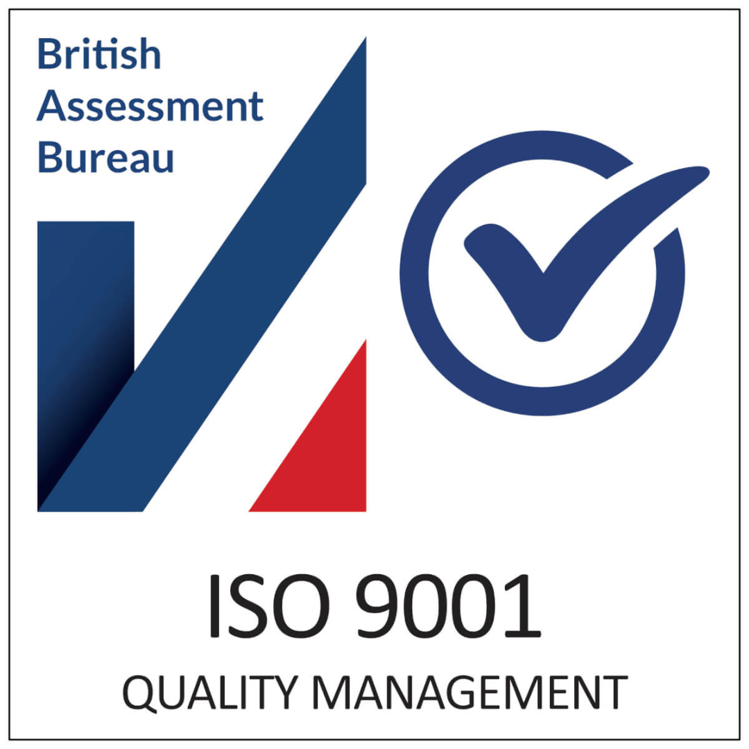 ISO 9001 Certified - British Assessment Bureau